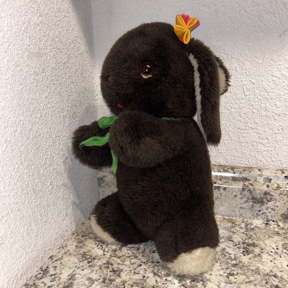 Rare Vintage GUND LUV ME BUNNY 1976 with‎ RATTLE  Easter Bunny P3